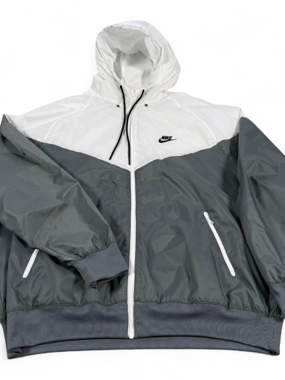 Nike Windrunner Jacket Men's XL Gray Polyester Windbreaker DA0001-084